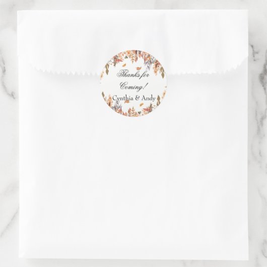 Herfst Vrijgezellenfeest gunst Stickers (Tas)