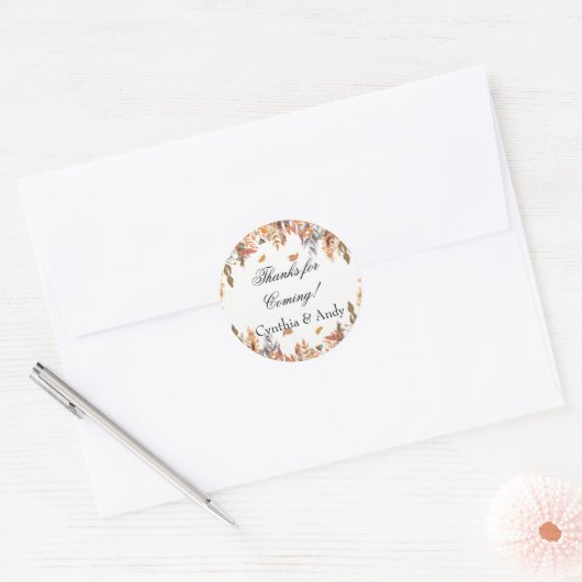 Herfst Vrijgezellenfeest gunst Stickers (Envelop)