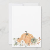 Herfst Vrijgezellenfeest, Herfst in liefde Uitnodi Kaart (Achterkant)