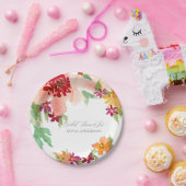 Herfst Vrijgezellenfeest Moderne Waterverf Herfst  Papieren Bordje (Feest)