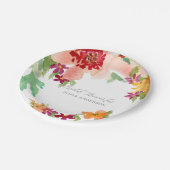 Herfst Vrijgezellenfeest Moderne Waterverf Herfst  Papieren Bordje (Gekanteld)