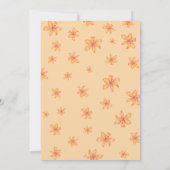 Herfst vrijgezellenfeest Pompoen en bloemen Arch Kaart (Achterkant)