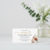 Herfst Vrijgezellenfeest Recept Aanvraag ENCL Informatiekaartje (Staand voorkant)