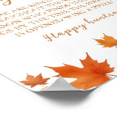 Herfst Vrijgezellenfeest Ring Hunt Spel Poster (Hoek)