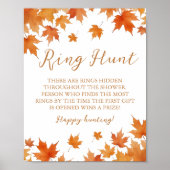 Herfst Vrijgezellenfeest Ring Hunt Spel Poster (Voorkant)