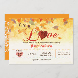 Herfst vrijgezellenfeest roestrijke herfst kaart