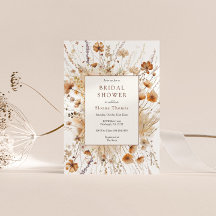 Herfst Vrijgezellenfeest Sinaasappel Bloemenuitnod