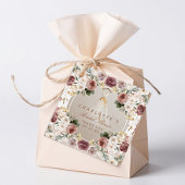 Herfst Vrijgezellenfeest | Waterverf Floral Gift L Bedankjes Labels