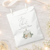 Herfst Vrijgezellenfeest White Pumpkin Favor Bag Bedankzakje (Geknipt)
