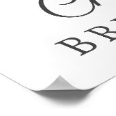 Herfst Vrijgezellenfeest zonnebloem Welkomstteken Poster (Hoek)