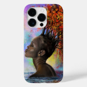 Herfst Vrouw iPhone Case (Achterkant)