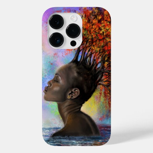 Herfst Vrouw iPhone Case (Achterkant)