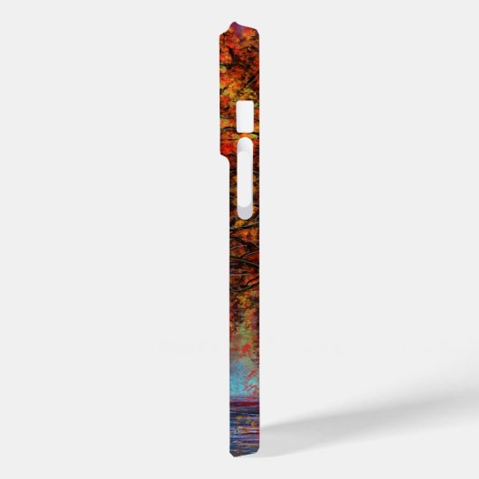 Herfst Vrouw iPhone Case (Achterkant / Links)