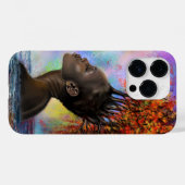 Herfst Vrouw iPhone Case (Achterkant (horizontaal))