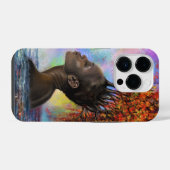Herfst Vrouw iPhone Case Hoesje (Achterkant horizontaal)