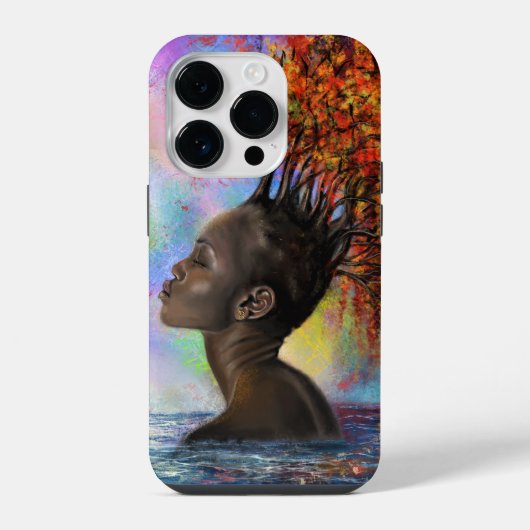 Herfst Vrouw iPhone Case Hoesje (Achterkant)