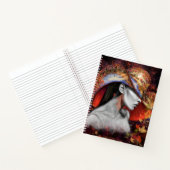 Herfst Vrouw Notitieboek (Binnen)