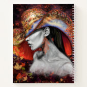 Herfst Vrouw Notitieboek (Achterkant)