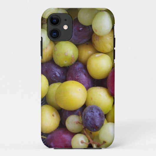 Herfst vruchten foto, pruimen druiven greengages Case-Mate iPhone case (Achterkant)
