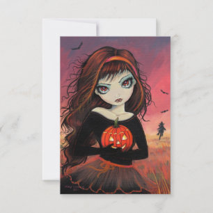 Herfst Vuur Halloween Kaarten
