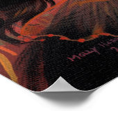 Herfst Vuur Halloween Poster Print (Hoek)