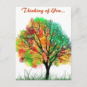 Herfst Waanzinnige Natuur Sluwe Bestemming Cadeaus Briefkaart