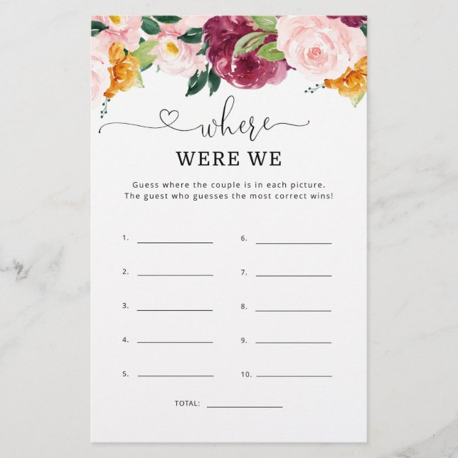 Herfst Waar waren we vrijgezellenfeest spel (Voorkant)