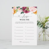 Herfst Waar waren we vrijgezellenfeest spel (Staand voorkant)