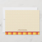 Herfst Wagon Bridal Shower Kaart (Achterkant)