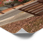 Herfst Wandelbrug Poster (Hoek)