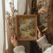 Herfst Wandelen Eend Schilderen Herfst Country Hou Poster