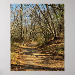 Herfst Wandelpad Poster