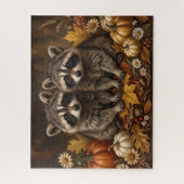 Herfst Wasberen Puzzel (Verticaal)