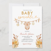 Herfst waslijn Baby Strooi genderneutraal Kaart (Voorkant)