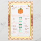 Herfst Wat zit er in de Game Flyer van uw Purse Ba (Voorkant)