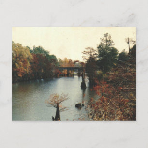 Herfst water - Briefkaart