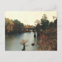 Herfst water - Briefkaart