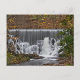 Herfst Waterfall Briefkaart