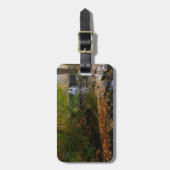 Herfst Waterfall en Creek Pennsylvania Natuur Bagagelabel (Voorkant verticaal)