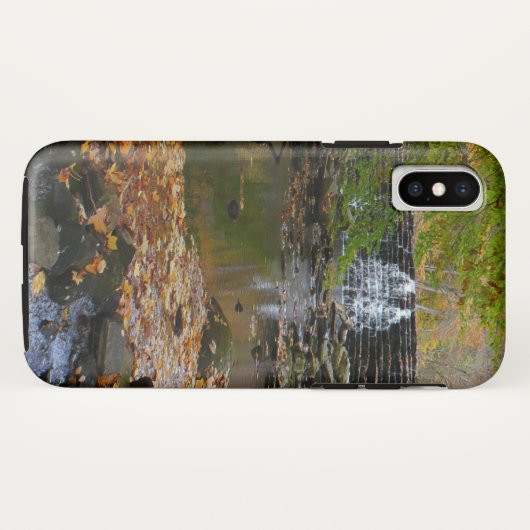 Herfst Waterfall en Creek Pennsylvania Natuur Case-Mate iPhone Case (Achterkant (horizontaal))