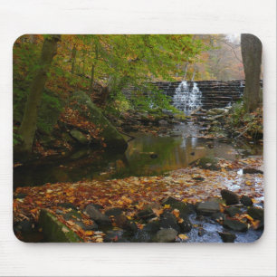 Herfst Waterfall en Creek Pennsylvania Natuur Muismat