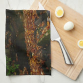 Herfst Waterfall en Creek Pennsylvania Natuur Theedoek (Quarter Fold)