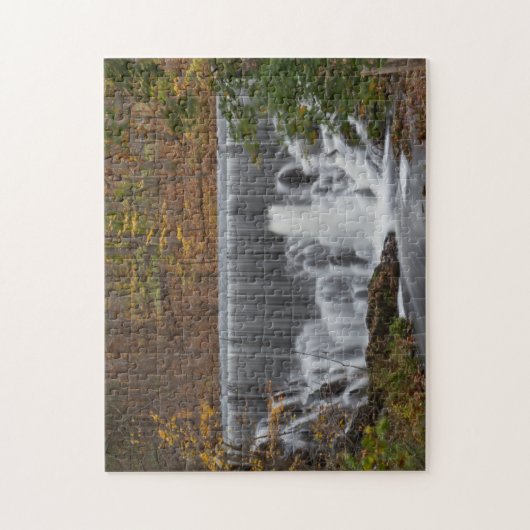 Herfst Waterfall Legpuzzel (Verticaal)
