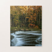 Herfst Waterfall Puzzle Legpuzzel (Verticaal)