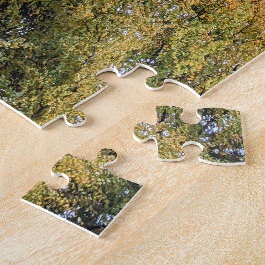 Herfst Waterfall Puzzle Legpuzzel (Zijkant)