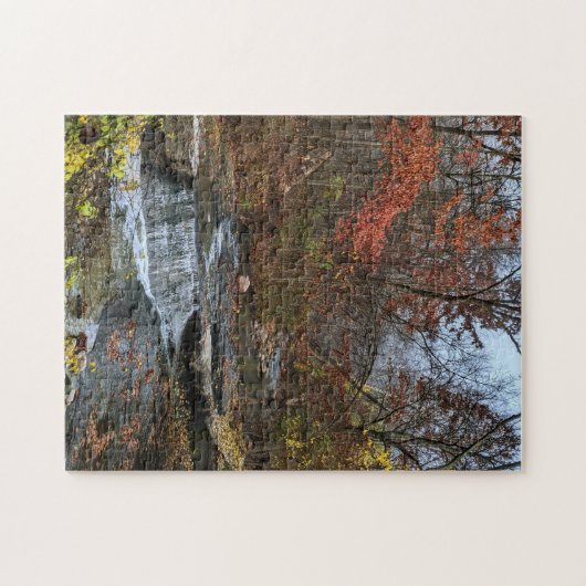 Herfst Waterfall Puzzle Legpuzzel (Horizontaal)