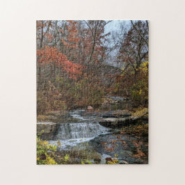 Herfst Waterfall Puzzle Legpuzzel
