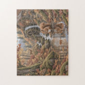 Herfst Waterrad Legpuzzel (Verticaal)