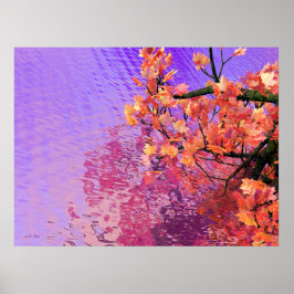 Herfst Waters Poster