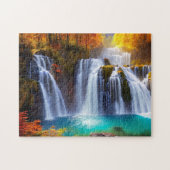 Herfst Waterval 4 Dagelijkse puzzel Recente decoup Legpuzzel (Horizontaal)
